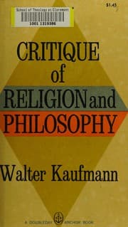 Critique of religion and philosophy