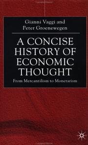 A concise history of economic thought