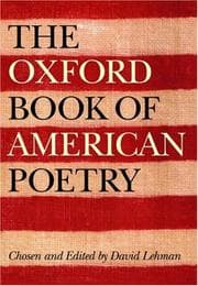 The Oxford book of American poetry