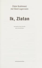 Ik, Zlatan