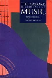 The Oxford dictionary of music