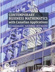 Contemporary Business Mathematics with Canadian Applications (12th Edition)