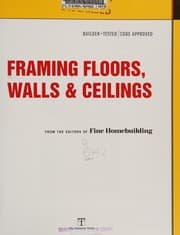 Framing floors, walls & ceilings