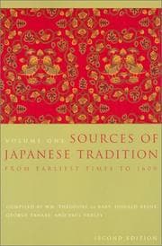 Sources of Japanese tradition