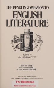 The Penguin Companion to English Literature