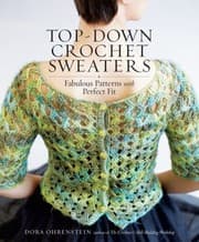Top-down crochet sweaters