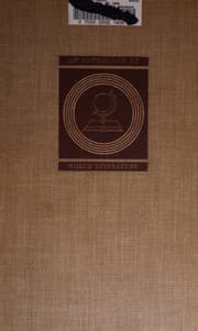 AN ANTHOLOGY OF WORLD LITERATURE