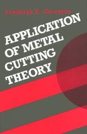 Application of metal cutting theory
