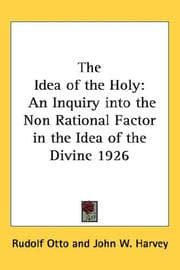 The idea of the holy