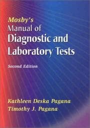 Mosby's manual of diagnostic and laboratory tests