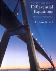 A First Course in Differential Equations