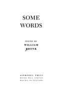 Some words