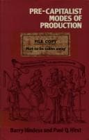 Pre-capitalist modes of production