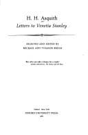 H.H. Asquith, letters to Venetia Stanley