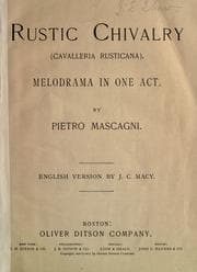 Cavalleria rusticana