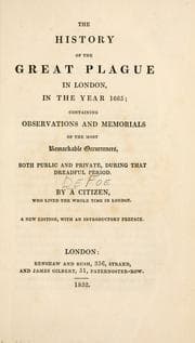 A Journal of the Plague Year