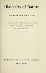 Dialectics of Nature
