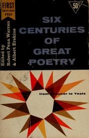 Six centuries of great poetry