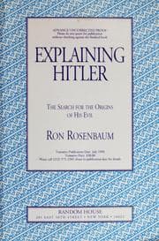 Explaining Hitler