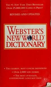Webster's New World dictionary