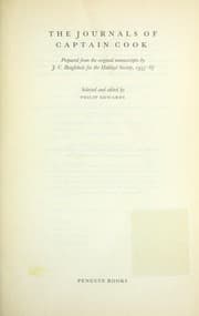 The journals of Captain Cook