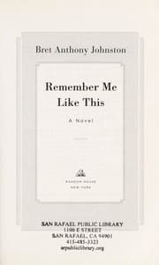 Remember me like this