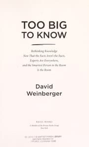 Too big to know