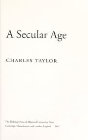 A Secular Age