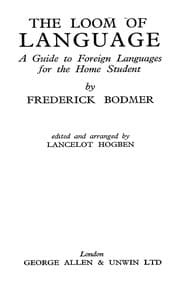 THE LOOM OF LANGUAGE