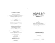 Natural law and natural rights