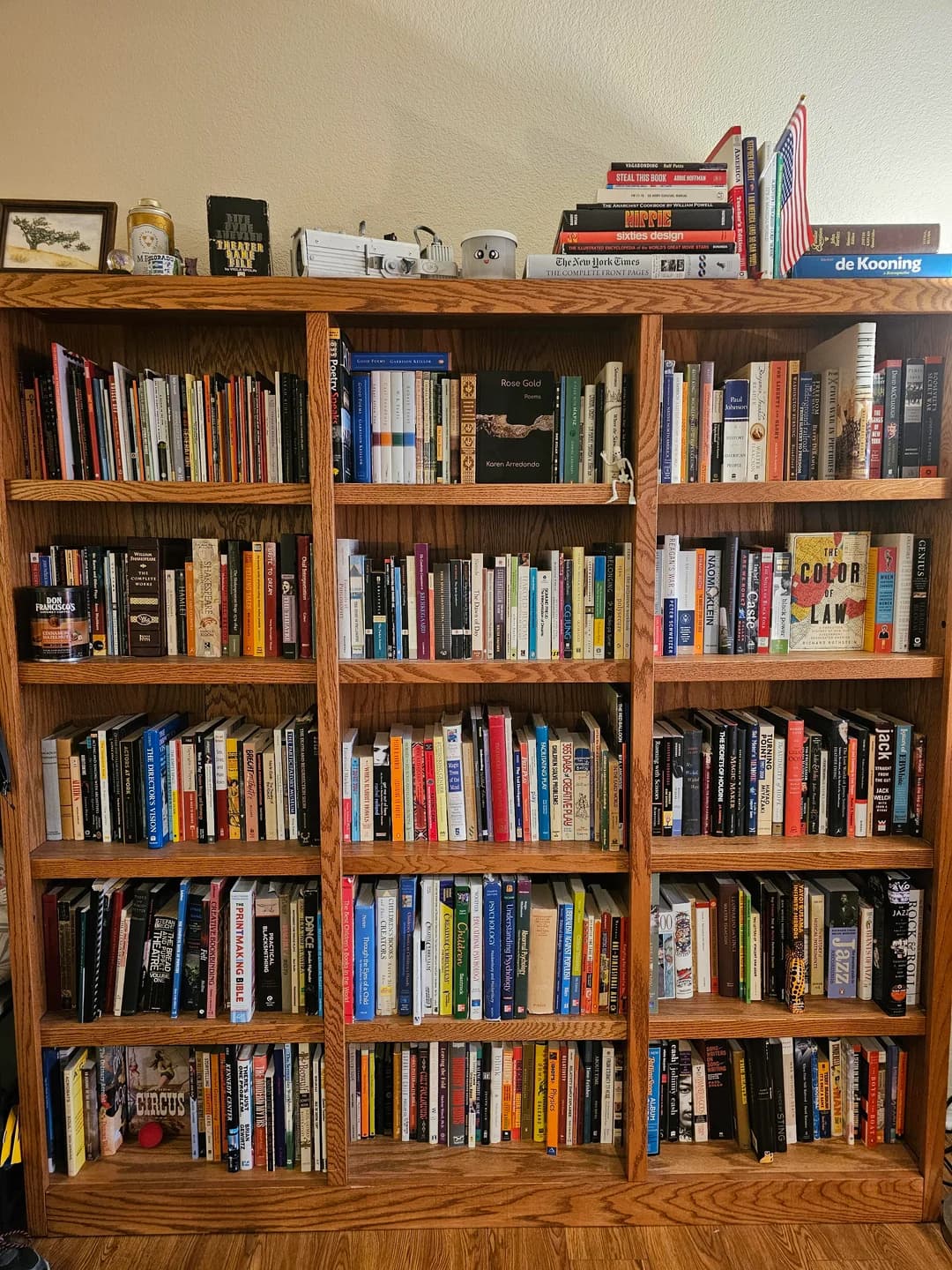 Uploaded bookshelf