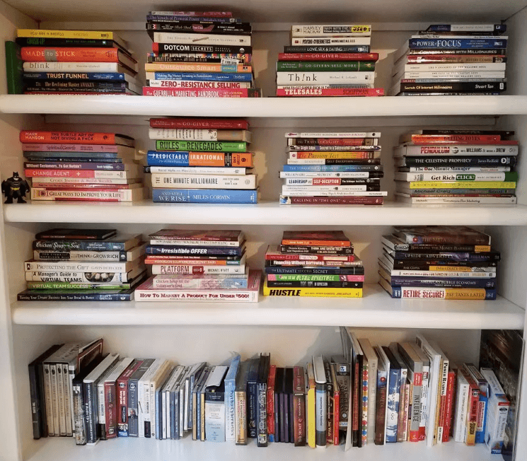 Uploaded bookshelf