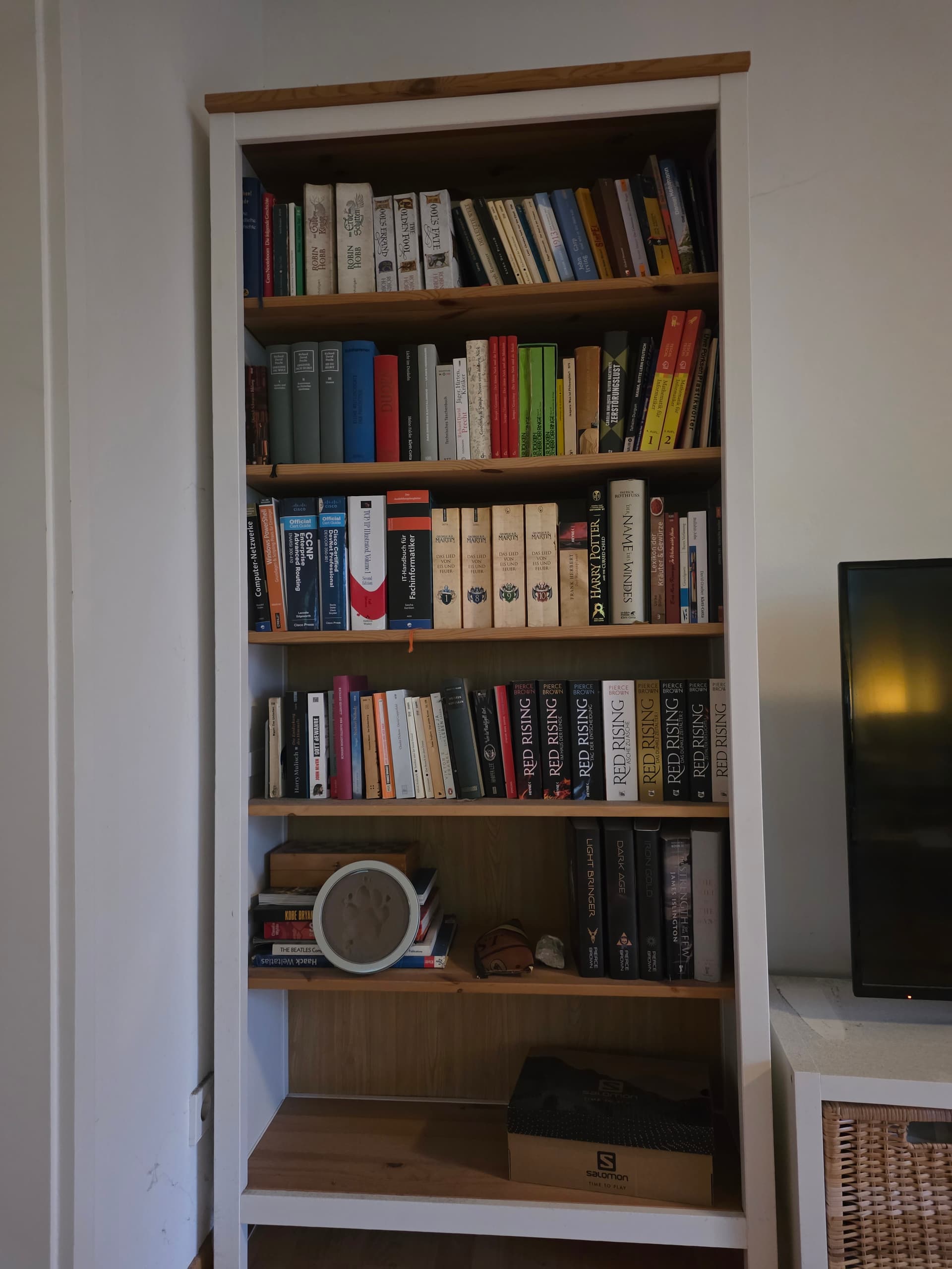 Uploaded bookshelf