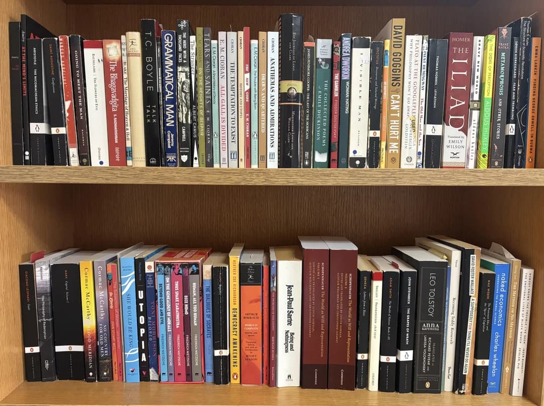 Uploaded bookshelf