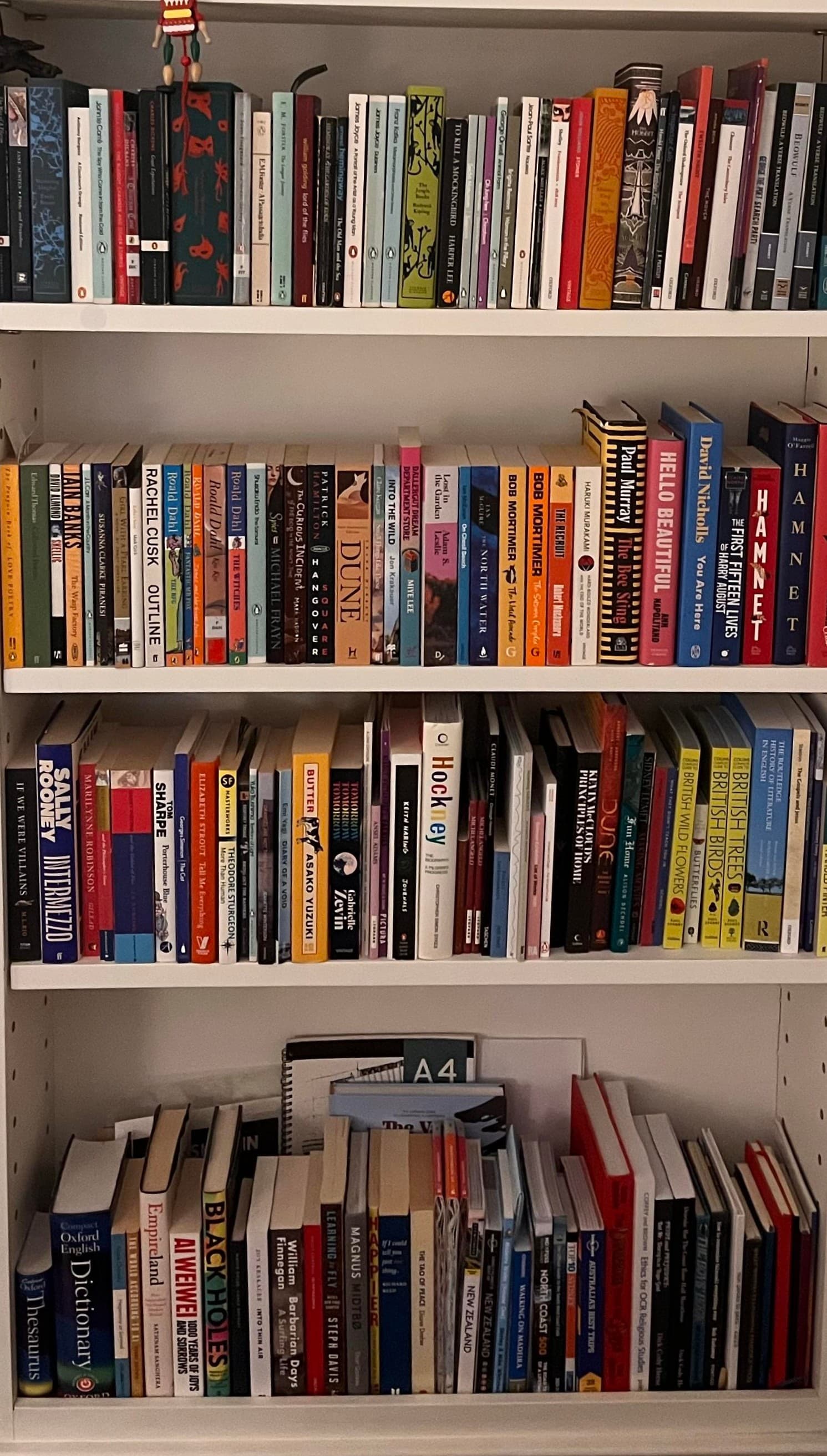Uploaded bookshelf