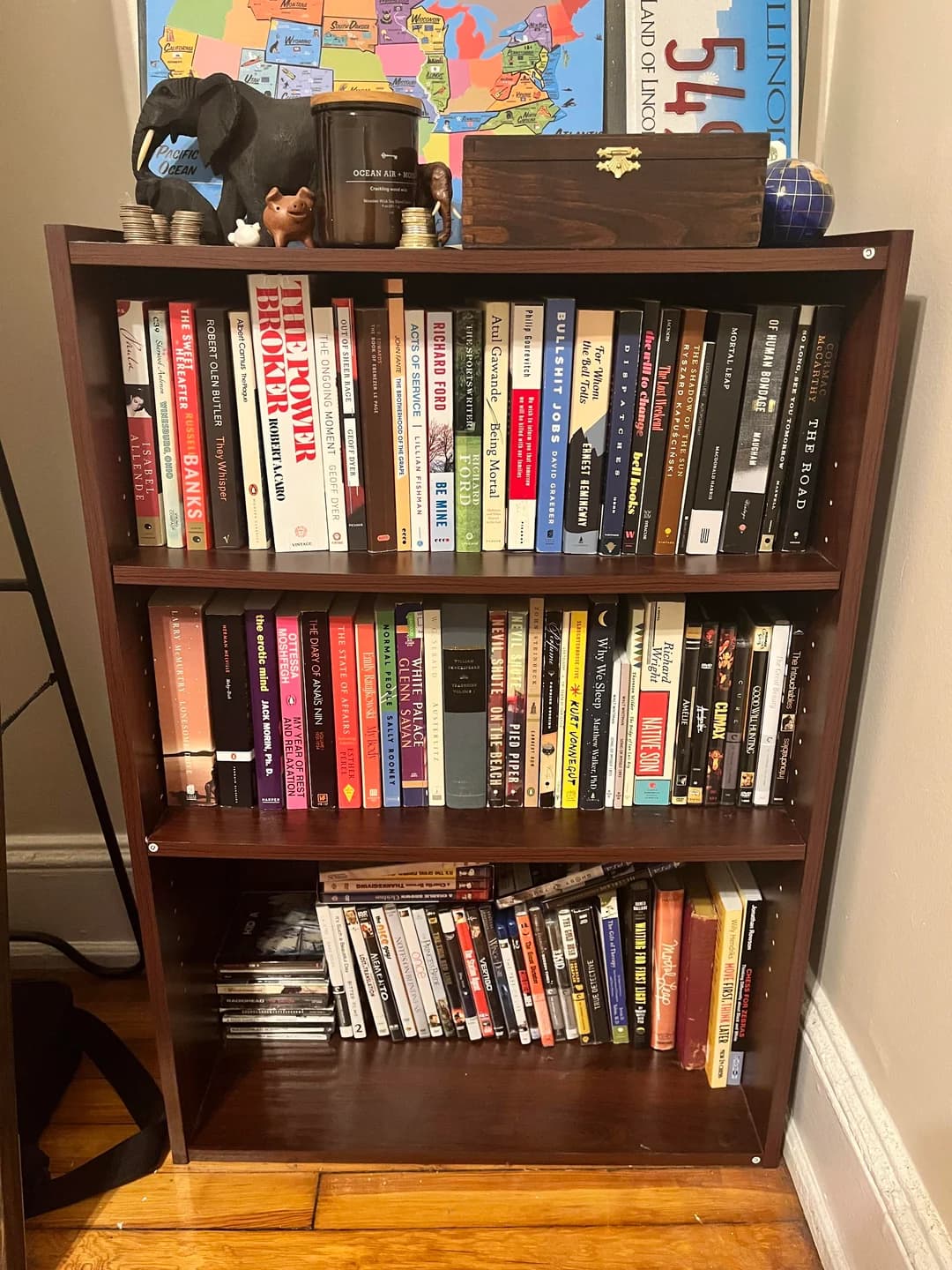 Uploaded bookshelf