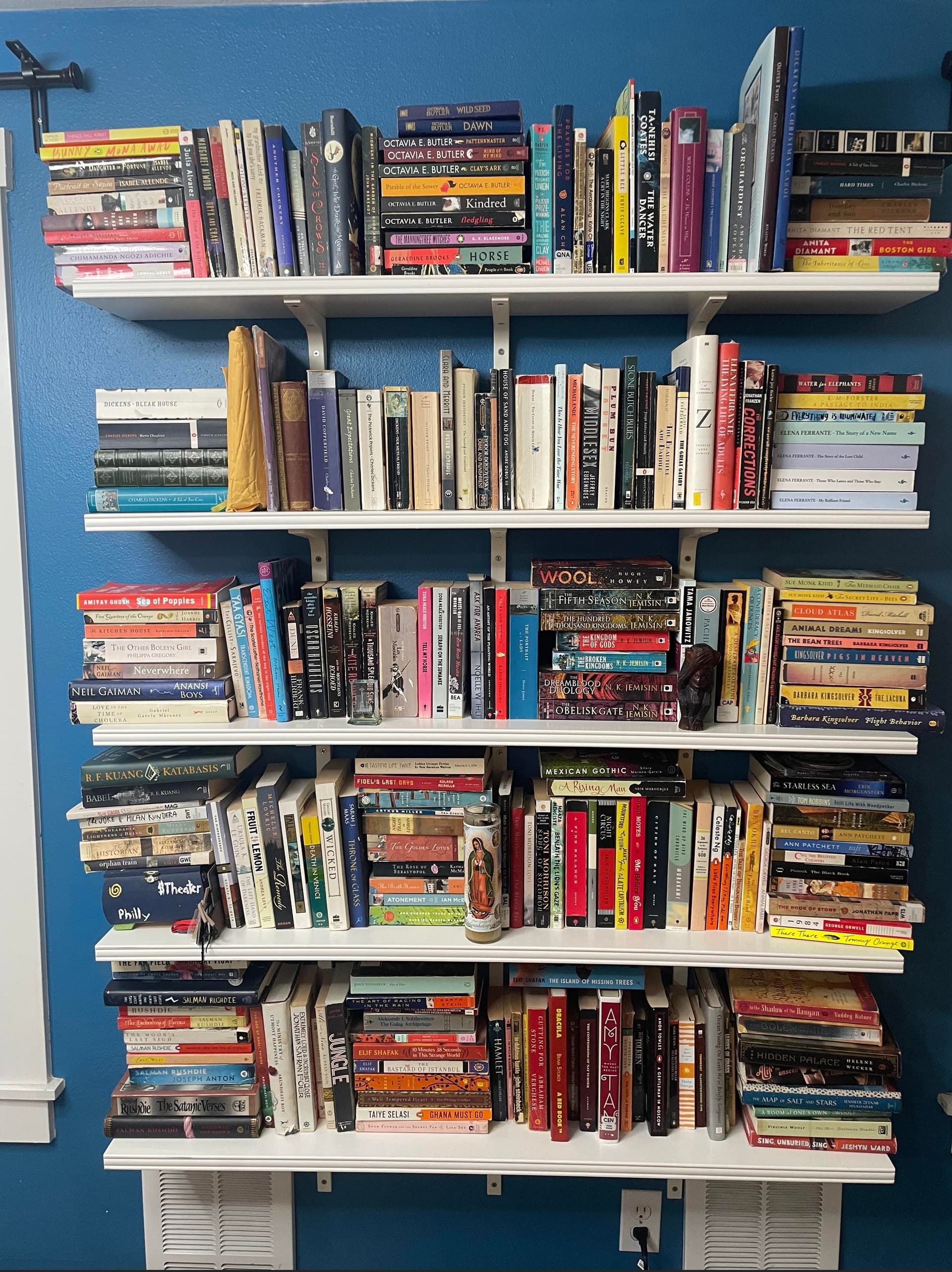 Uploaded bookshelf