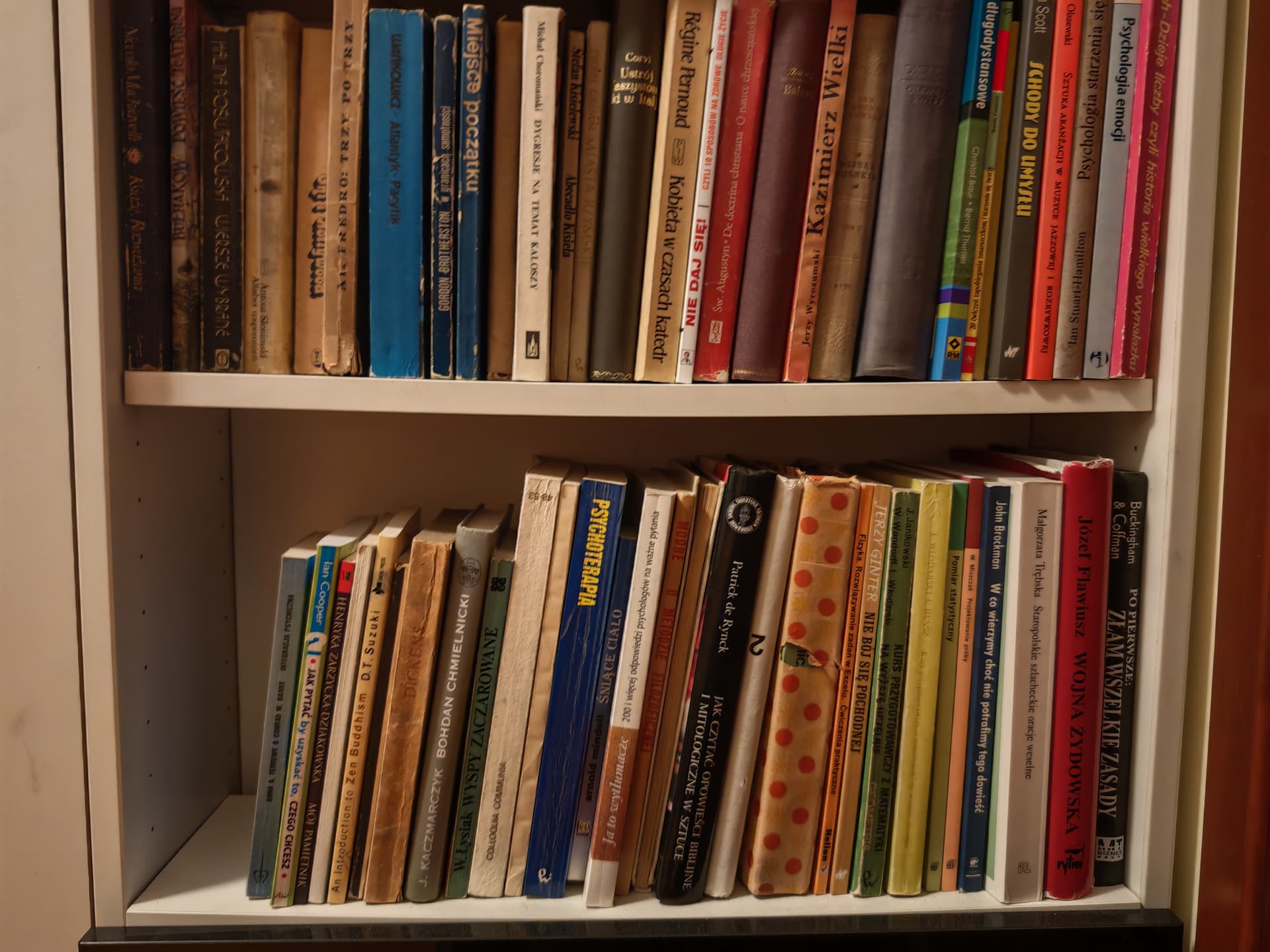 Uploaded bookshelf