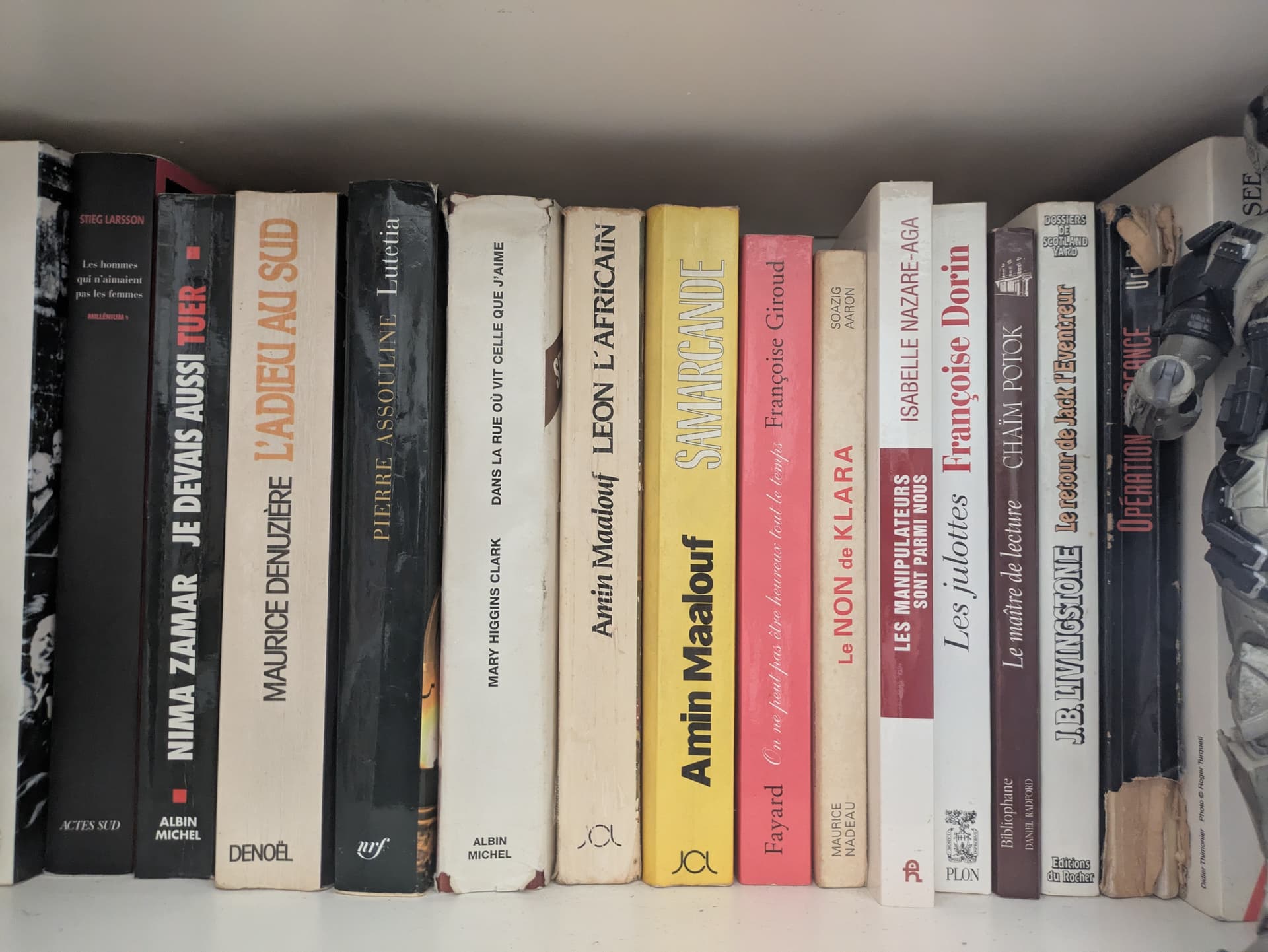 Uploaded bookshelf