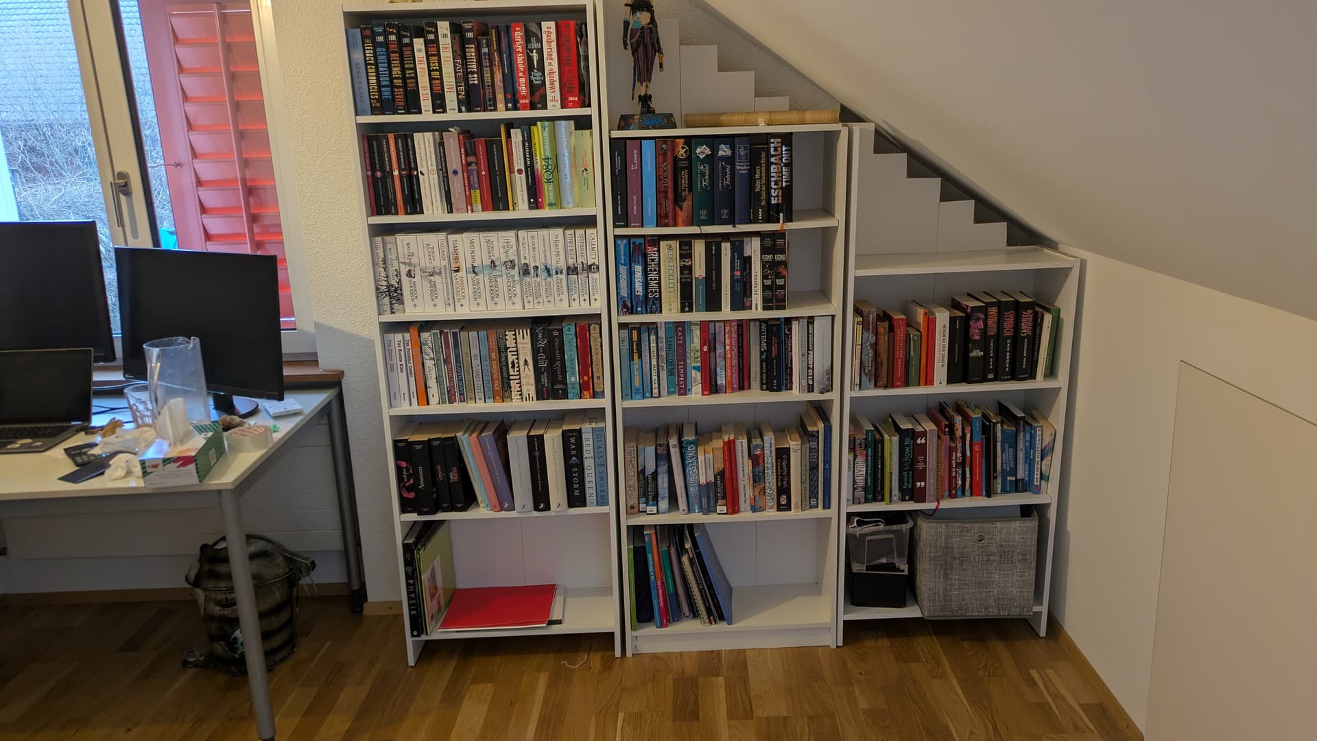 Uploaded bookshelf