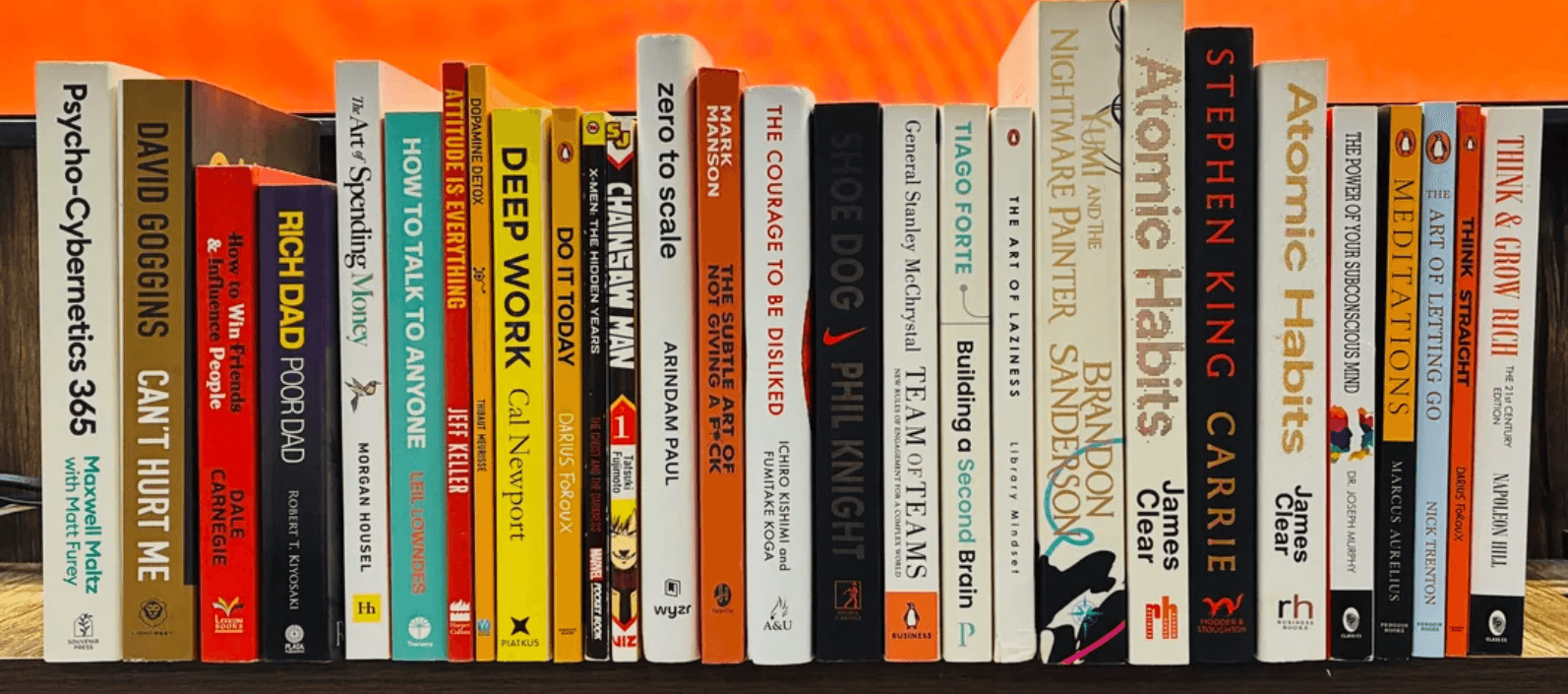 Uploaded bookshelf