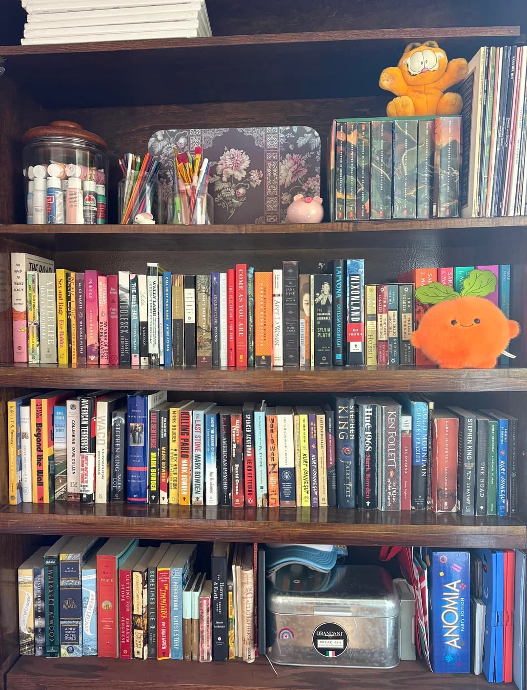 Uploaded bookshelf