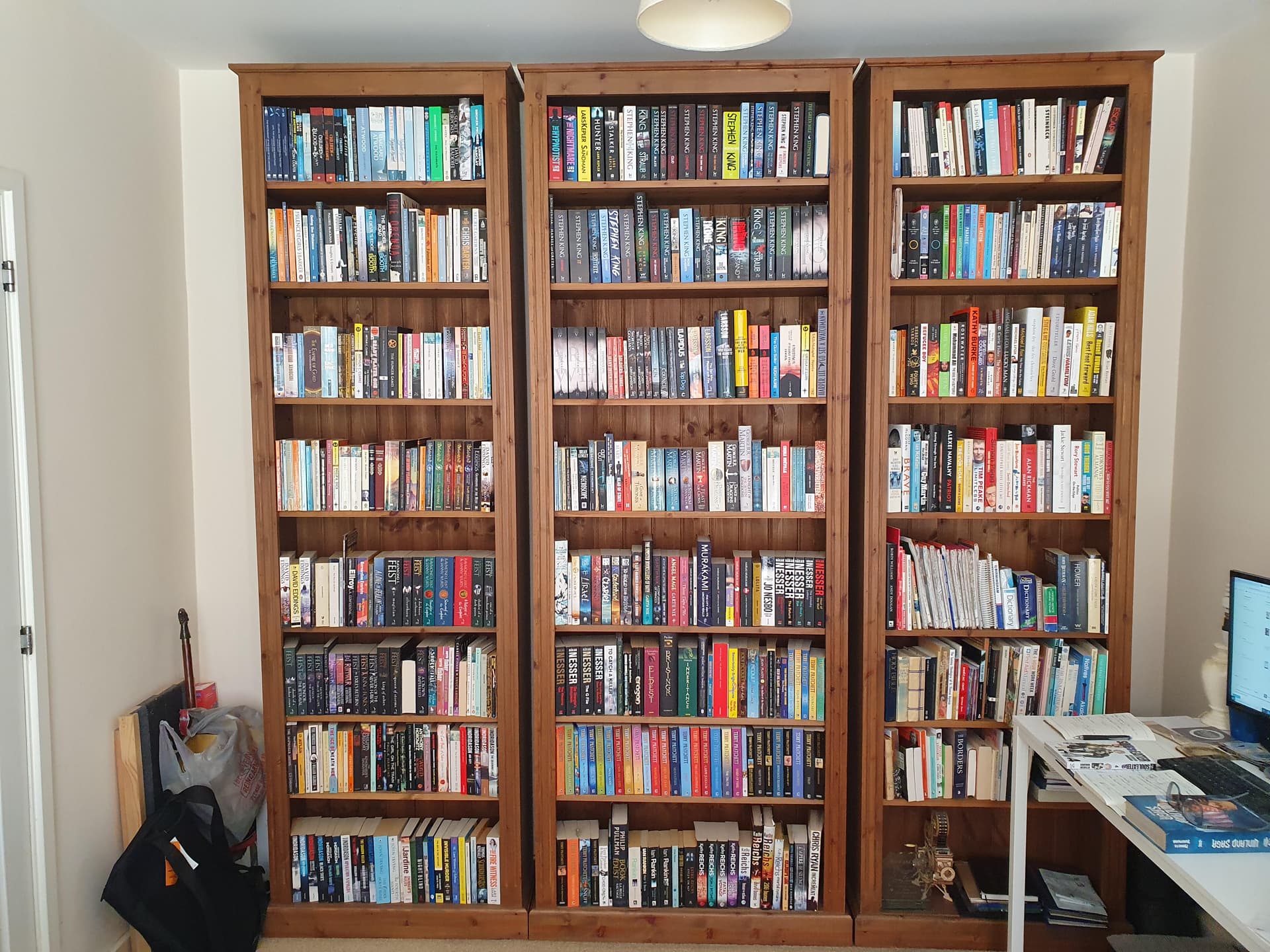 Uploaded bookshelf