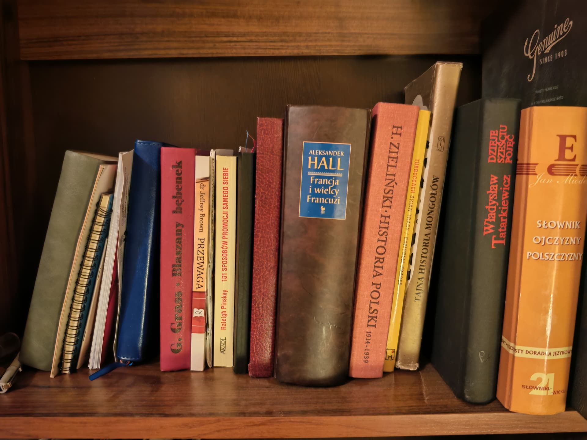 Uploaded bookshelf