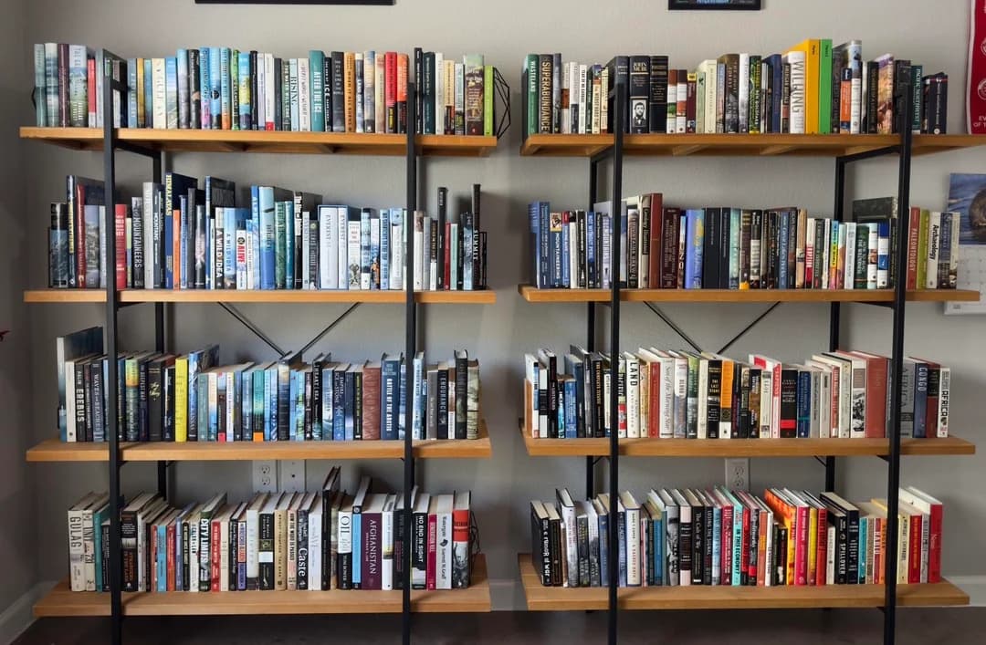 Uploaded bookshelf