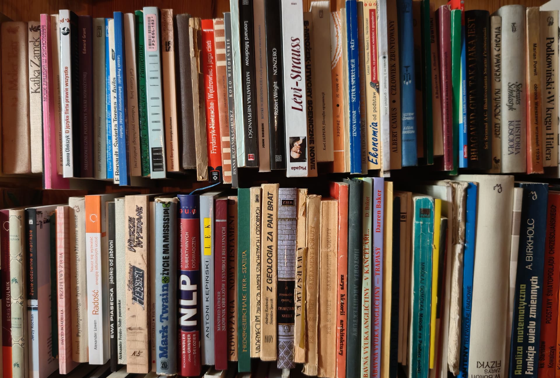 Uploaded bookshelf