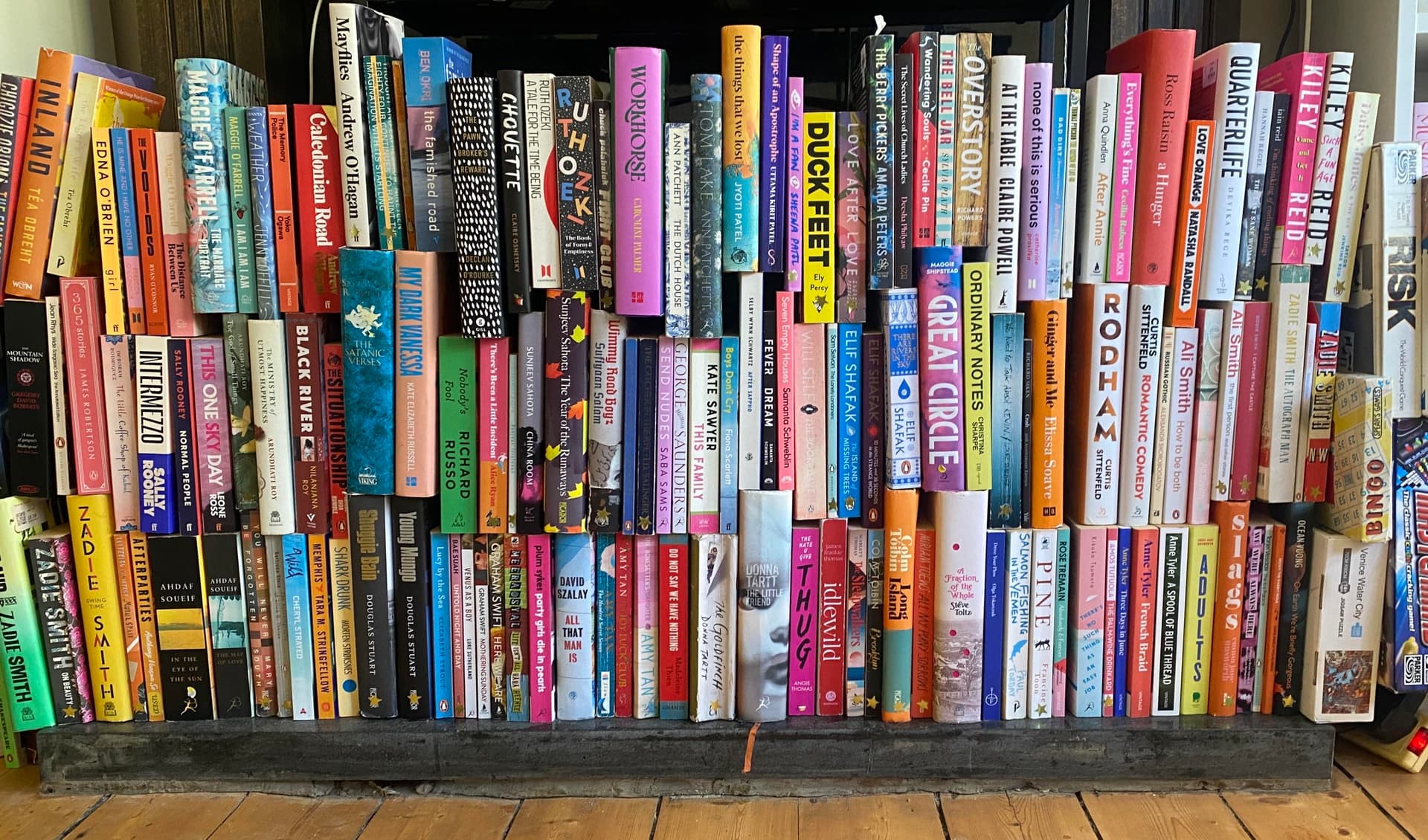 Uploaded bookshelf