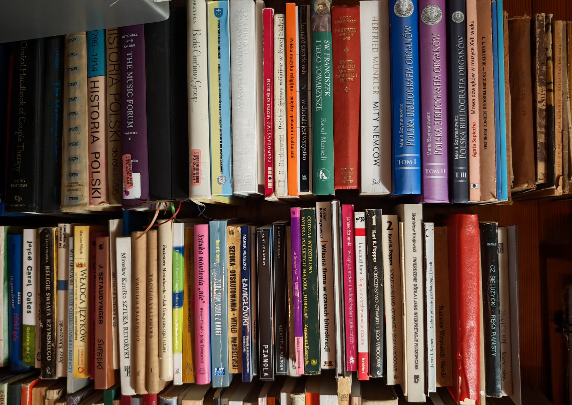 Uploaded bookshelf