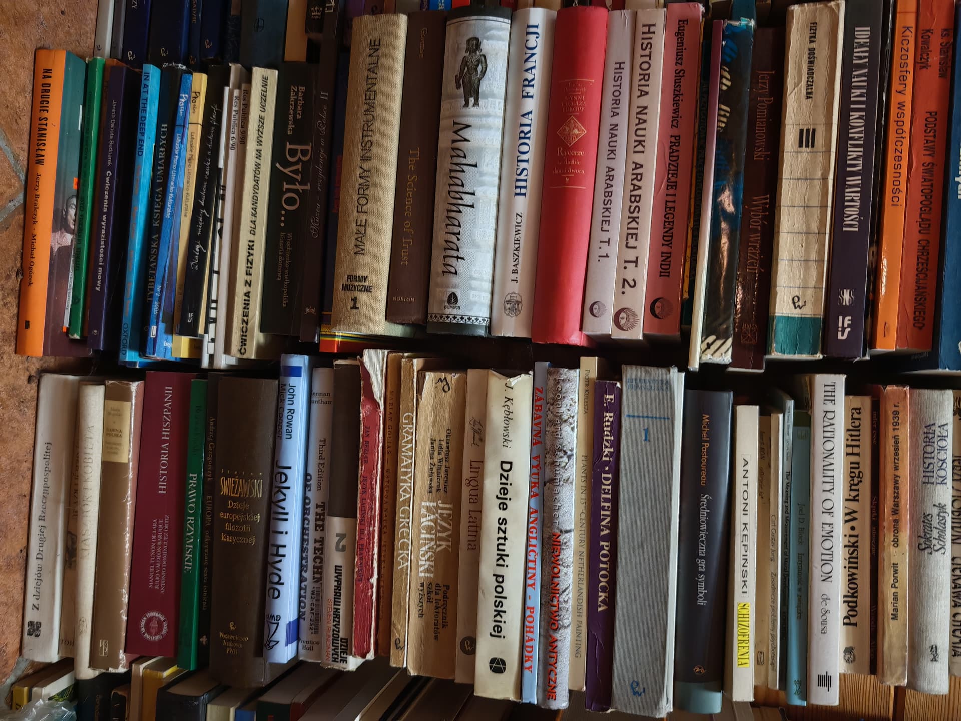 Uploaded bookshelf