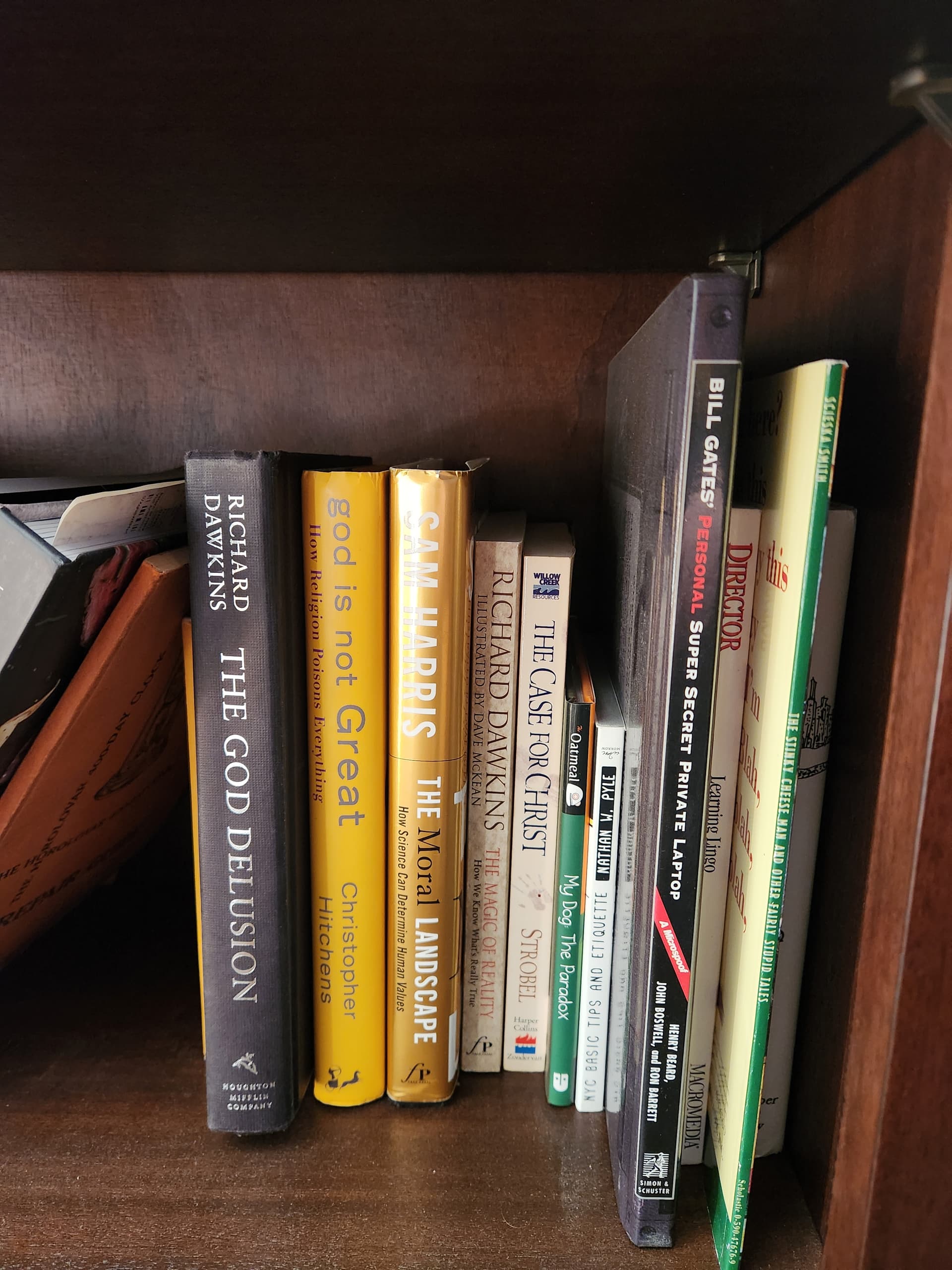 Uploaded bookshelf